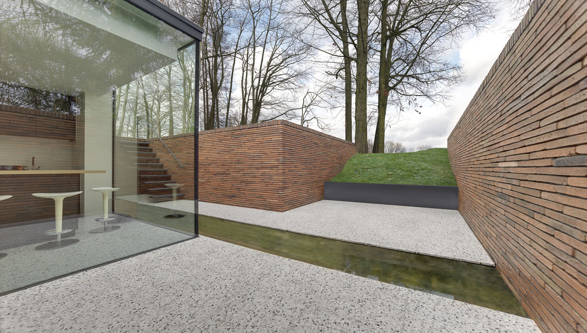 Bürogebäude verarbeitet mit Infinitum 3003