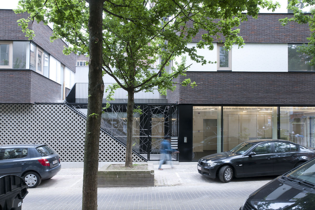 Soziales Wohnungsbauproject mit auffallend interessanter Architektur